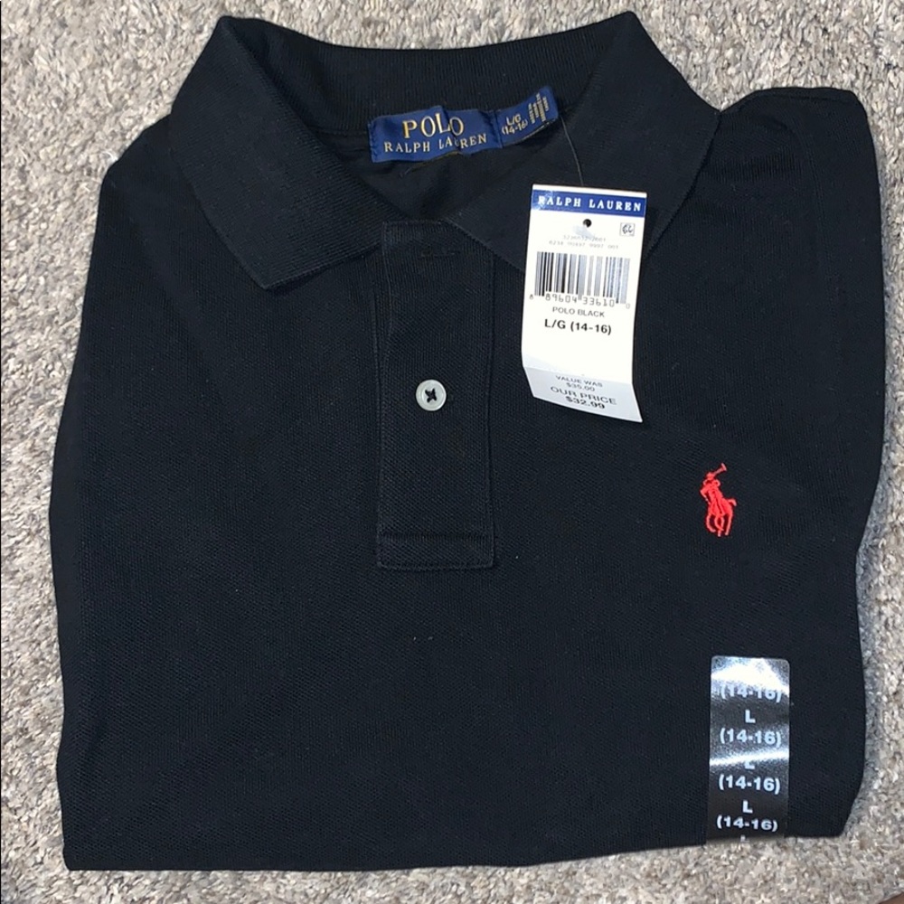 Black Ralph Lauren Polo